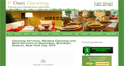 Desktop Screenshot of 1stclasscleaningnyc.com